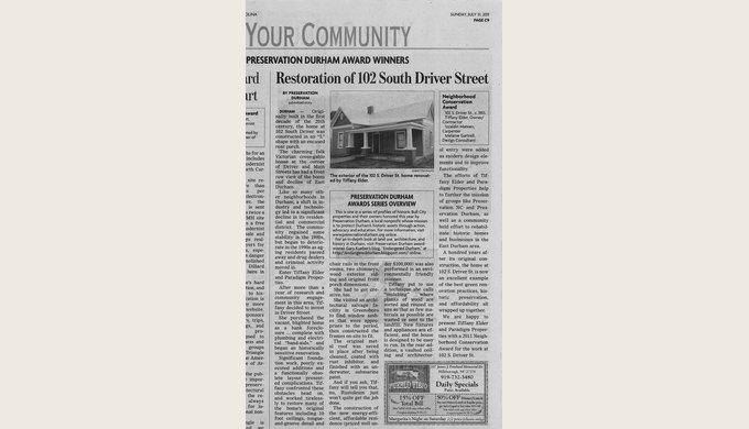 Newspaper article preview
