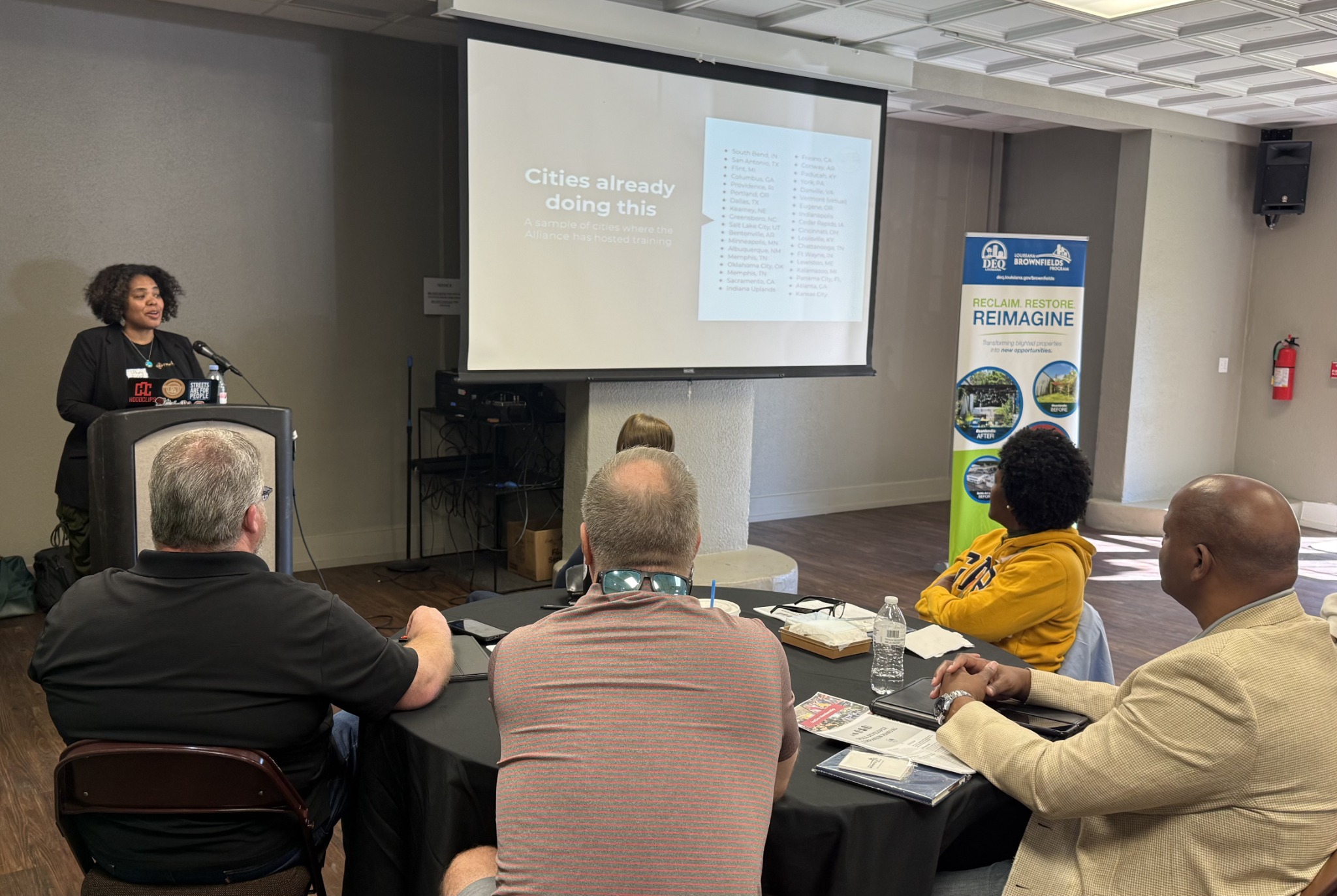 Tiffany Elder leading an Incremental Development Alliance workshop in Ruston, Louisiana