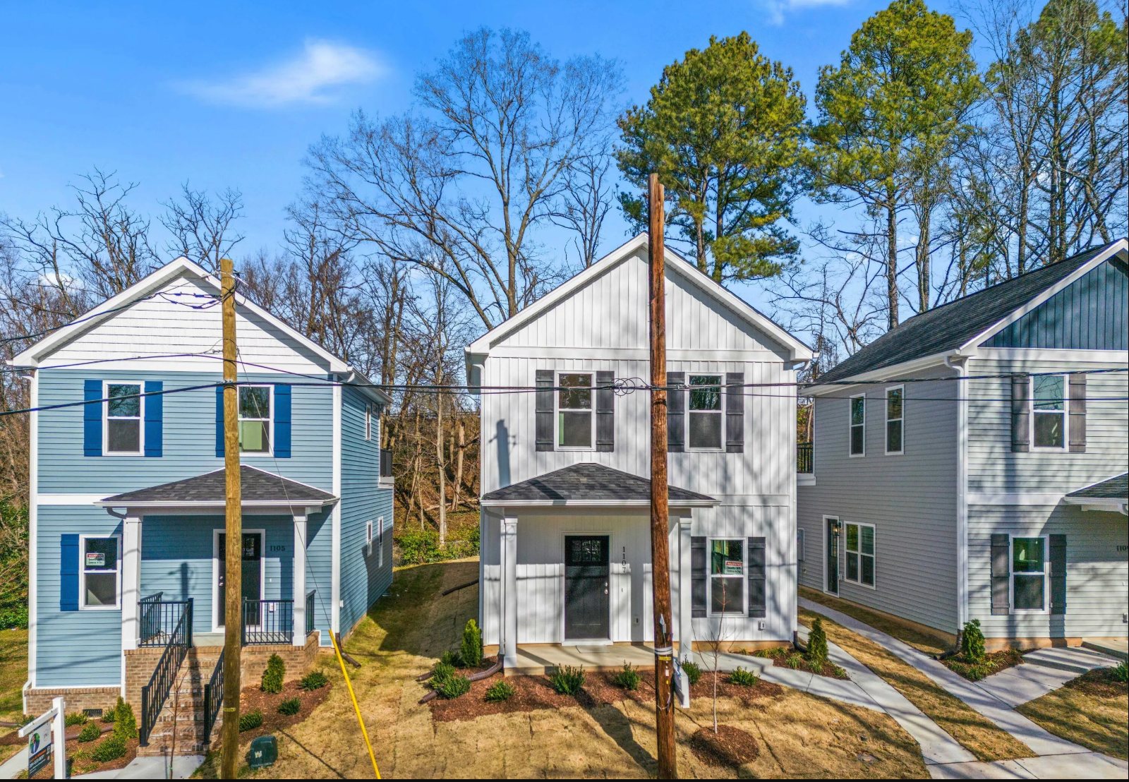Residential development built through Paradigm Construction
